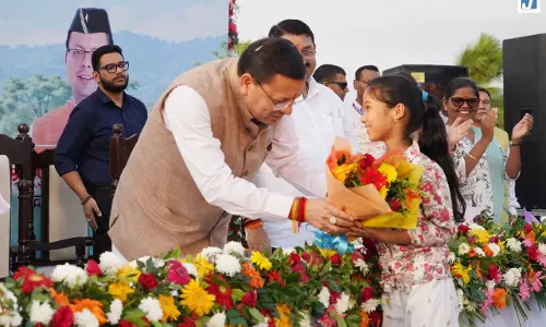 मुख्यमंत्री धामी ने मियांवाला में ₹8.64 करोड़ की लागत से विकसित ‘जल सृष्टि पार्क’ का किया लोकार्पण मुख्यमंत्री धामी ने मियांवाला में ₹8.64 करोड़ की लागत से विकसित ‘जल सृष्टि पार्क’ का किया लोकार्पण