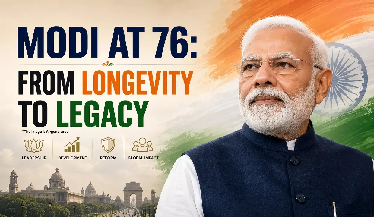 76 की उम्र में मोदी: लंबी उम्र से लेकर विरासत तक 76 की उम्र में मोदी: लंबी उम्र से लेकर विरासत तक