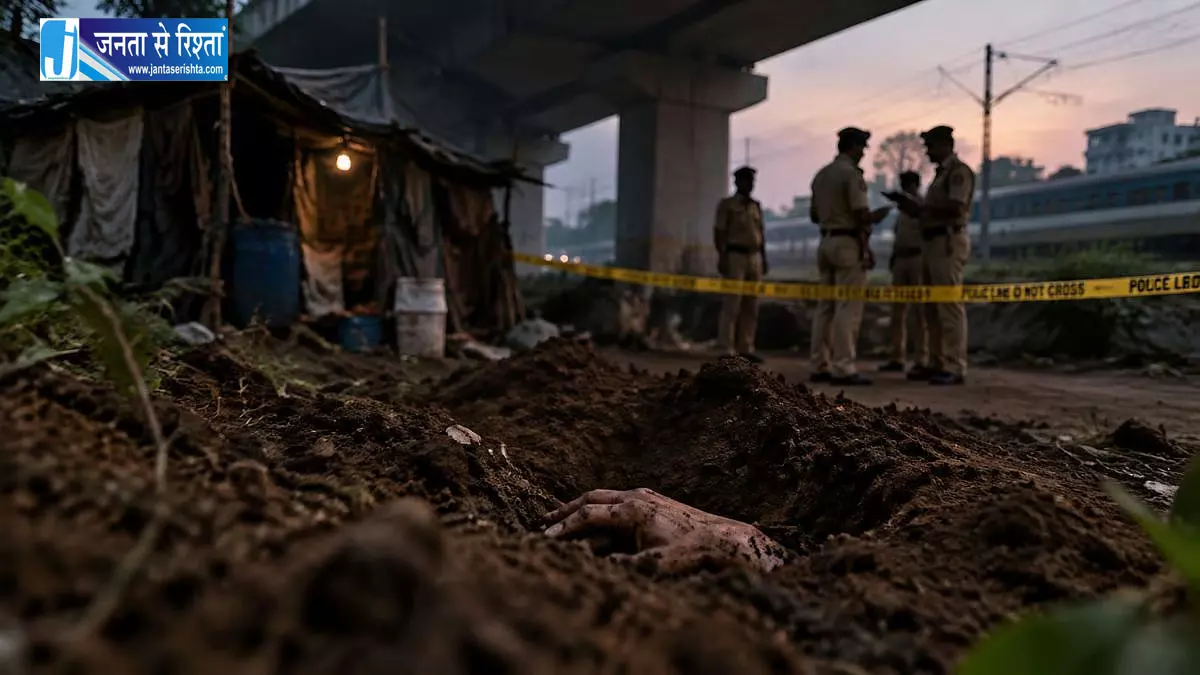 पनवेल में पत्नी की हत्या का आरोप, पति ने शक के चलते वारदात को दिया अंजाम, गड्ढे में दफनाया शव पनवेल में पत्नी की हत्या का आरोप, पति ने शक के चलते वारदात को दिया अंजाम, गड्ढे में दफनाया शव