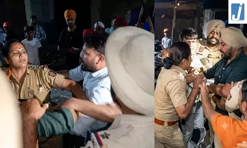 निहंग को पीटने पर मचा बवाल बचाव में आई महिला SHO से धक्कामुक्की