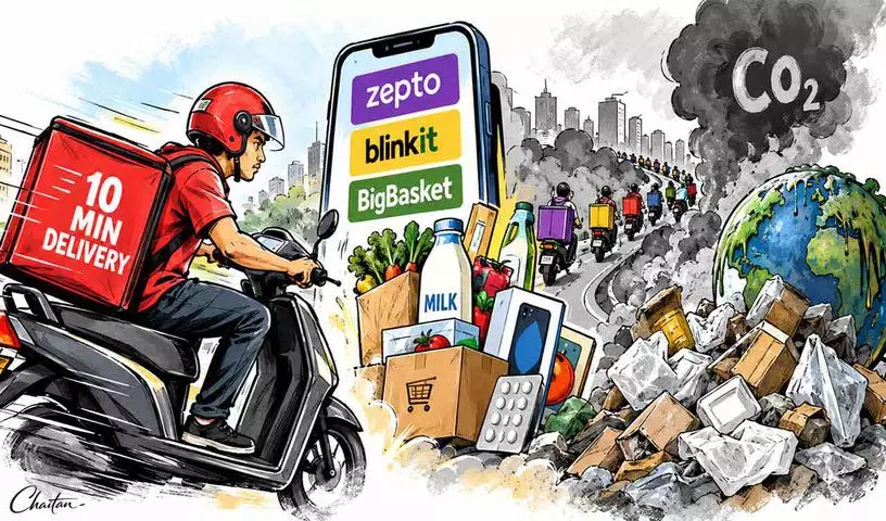 प्लास्टिक में लिपटी सुविधा — क्या यह पर्यावरण के लिए खतरा है?