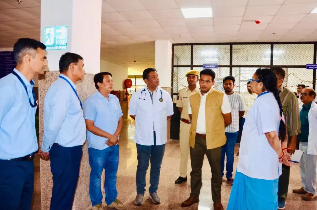 Jodhpur: शिवराम नत्थुराम टाक अस्पताल में कलक्टर का निरीक्षण