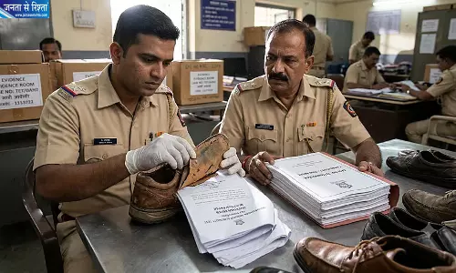 जूते के सोल में छिपाकर निकाला TET पेपर