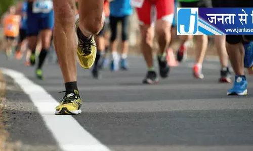 पूर्व सैनिक ने 5.20 घंटे में पूरी की मैराथन पूर्व सैनिक ने 5.20 घंटे में पूरी की मैराथन