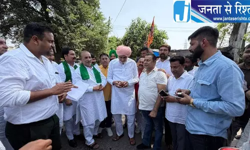 कृषि मंत्री ने सड़क परियोजना की शुरू