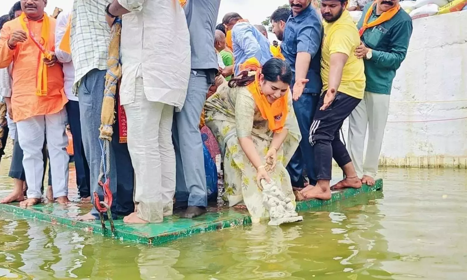 Andhra: नंद्याल में गणेश विसर्जन के लिए व्यापक इंतजाम