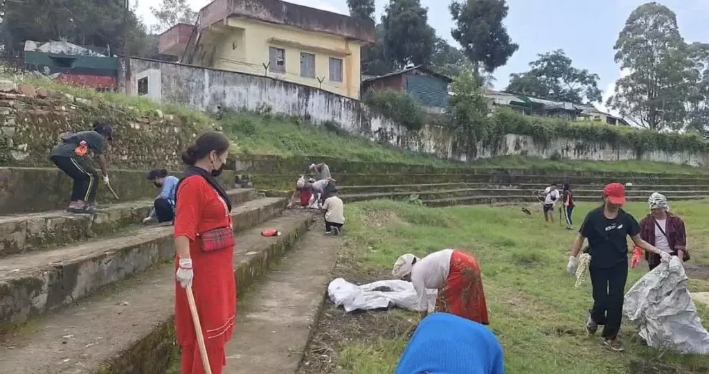 LYH ने वोखा पब्लिक ग्राउंड में सफाई अभियान आयोजित किया