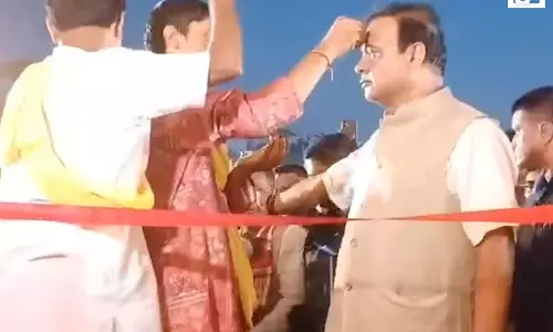 धुबरी में नवनिर्मित दुर्गा मंदिर का उद्घाटन, CM हिमंत बिस्वा सरमा ने की पूजा-अर्चना