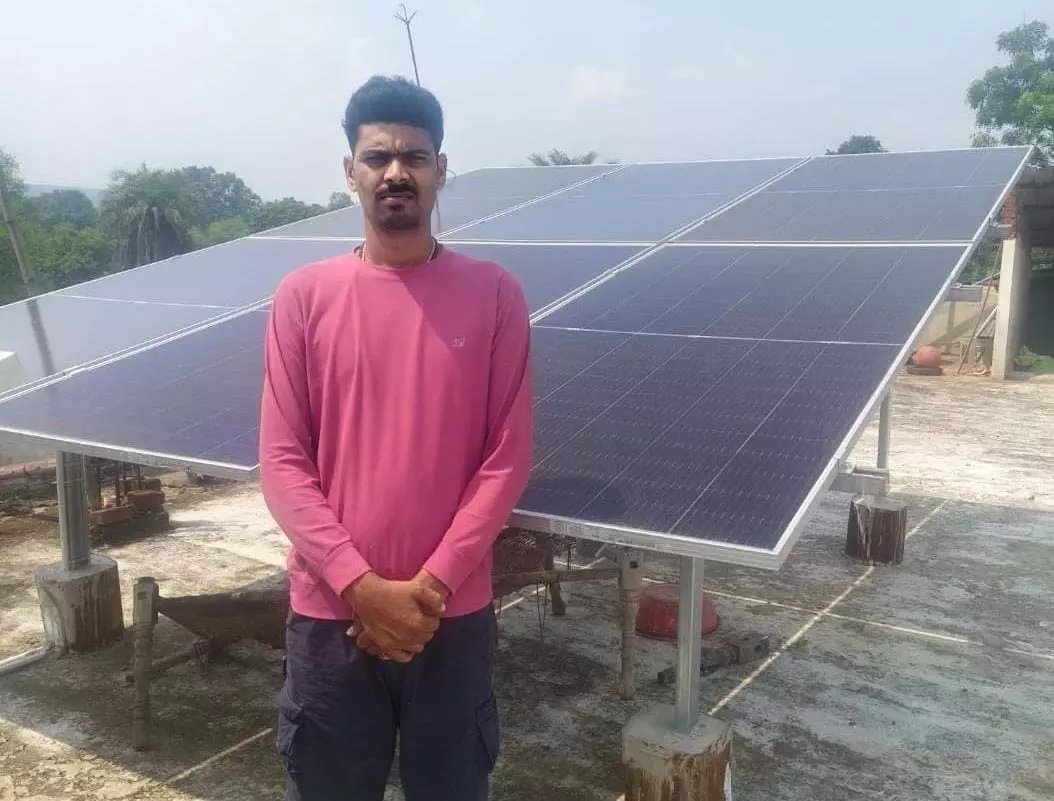 सौर ऊर्जा से रोशन हुआ किसान नेतराम का घर, पीएम सूर्य घर योजना से हर माह 2000 रुपए की बचत सौर ऊर्जा से रोशन हुआ किसान नेतराम का घर, पीएम सूर्य घर योजना से हर माह 2000 रुपए की बचत