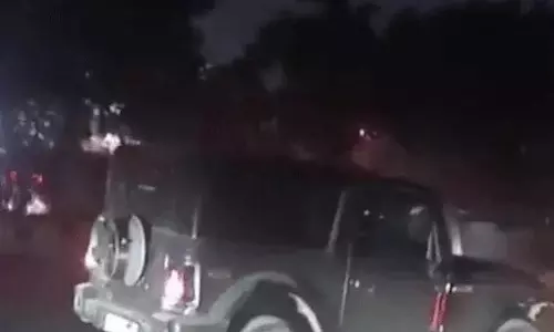 गुरुग्राम में थार चालक ने की तोड़फोड़, पुलिस ने शुरू की जांच