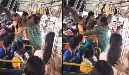 Andhra: बस में सीट को लेकर महिलाओं के बीच झड़प