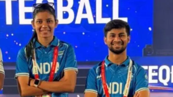 एशियन गेम्स: टेकबॉल मिक्स्ड डबल्स में भारत को मिली हार एशियन गेम्स: टेकबॉल मिक्स्ड डबल्स में भारत को मिली हार