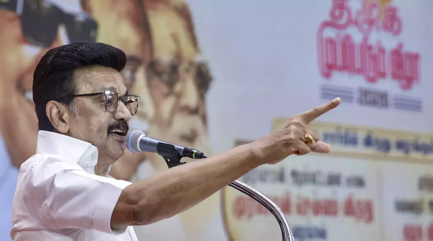 Tamil Nadu: स्टालिन ने टीवीके और उसके शासन पर निशाना साधा