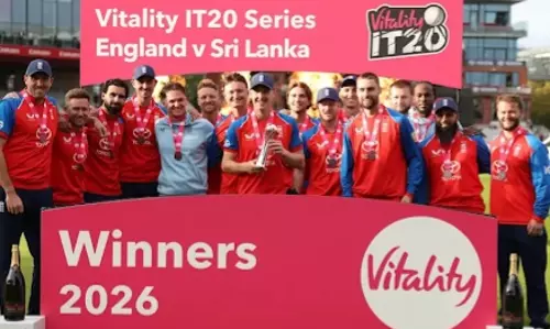 इंग्लैंड फिर बना T20I नंबर-1: श्रीलंका को 3-0 से हराया, 55 दिन बाद भारत से छीना शीर्ष स्थान इंग्लैंड फिर बना T20I नंबर-1: श्रीलंका को 3-0 से हराया, 55 दिन बाद भारत से छीना शीर्ष स्थान