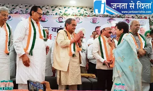 कांग्रेस नेताओं ने असंध में किसानों, कानून-व्यवस्था के मुद्दे उठाए