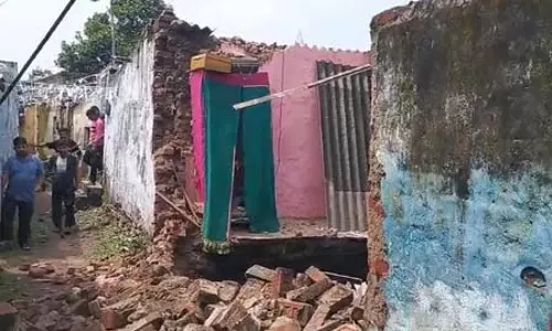 तेज धमाके के साथ फिर धंसी भूमि, चार मकान प्रभावित, दो पूरी तरह जमींदोज
