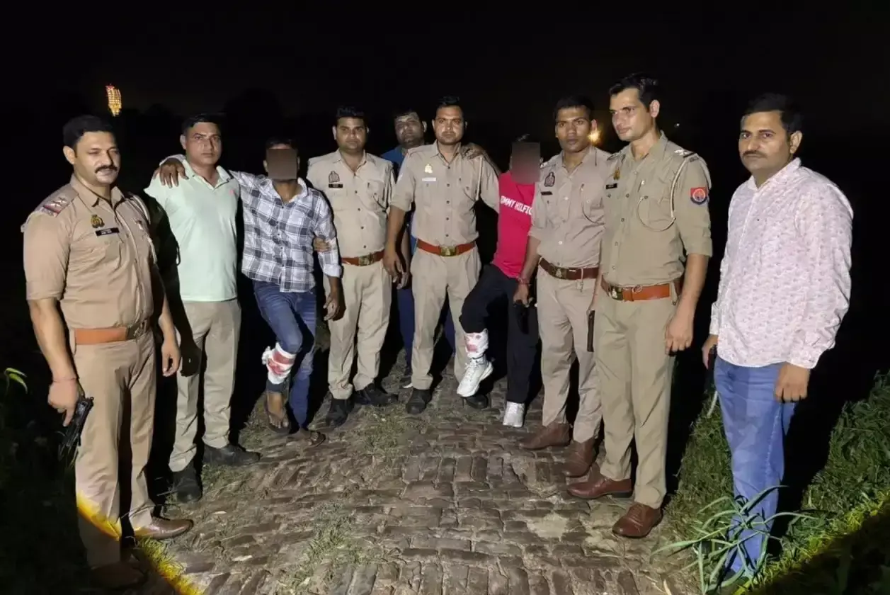 Bagpat: पुलिस और बदमाशों के बीच मुठभेड़, दो गिरफ्तार Bagpat: पुलिस और बदमाशों के बीच मुठभेड़, दो गिरफ्तार
