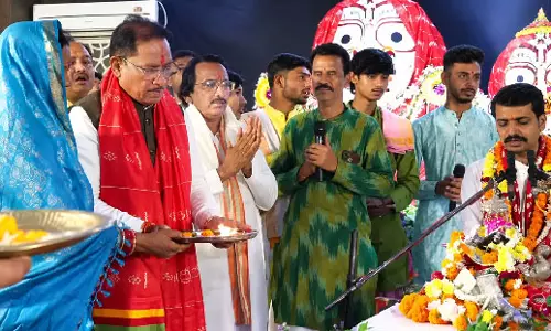 जगन्नाथ धाम पहुंचे CM विष्णु देव साय बोले, भागवत कथा का अनुभव रहा अद्भुत जगन्नाथ धाम पहुंचे CM विष्णु देव साय बोले, भागवत कथा का अनुभव रहा अद्भुत