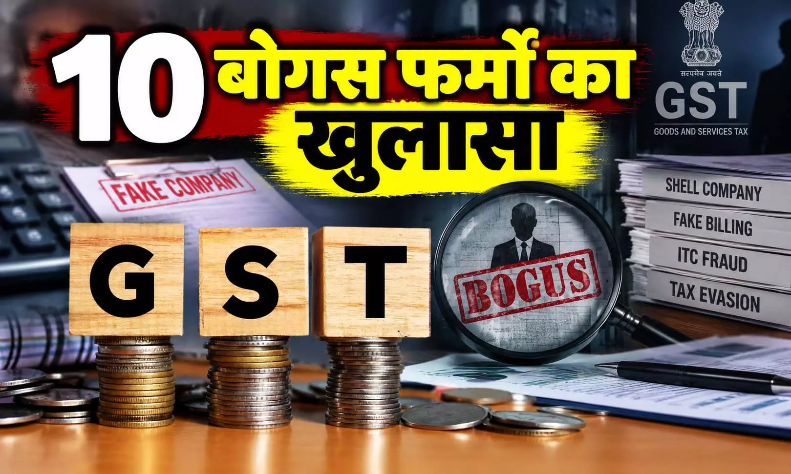 150 करोड़ का GST खेल, 10 बोगस फर्मों का खुलासा 150 करोड़ का GST खेल, 10 बोगस फर्मों का खुलासा