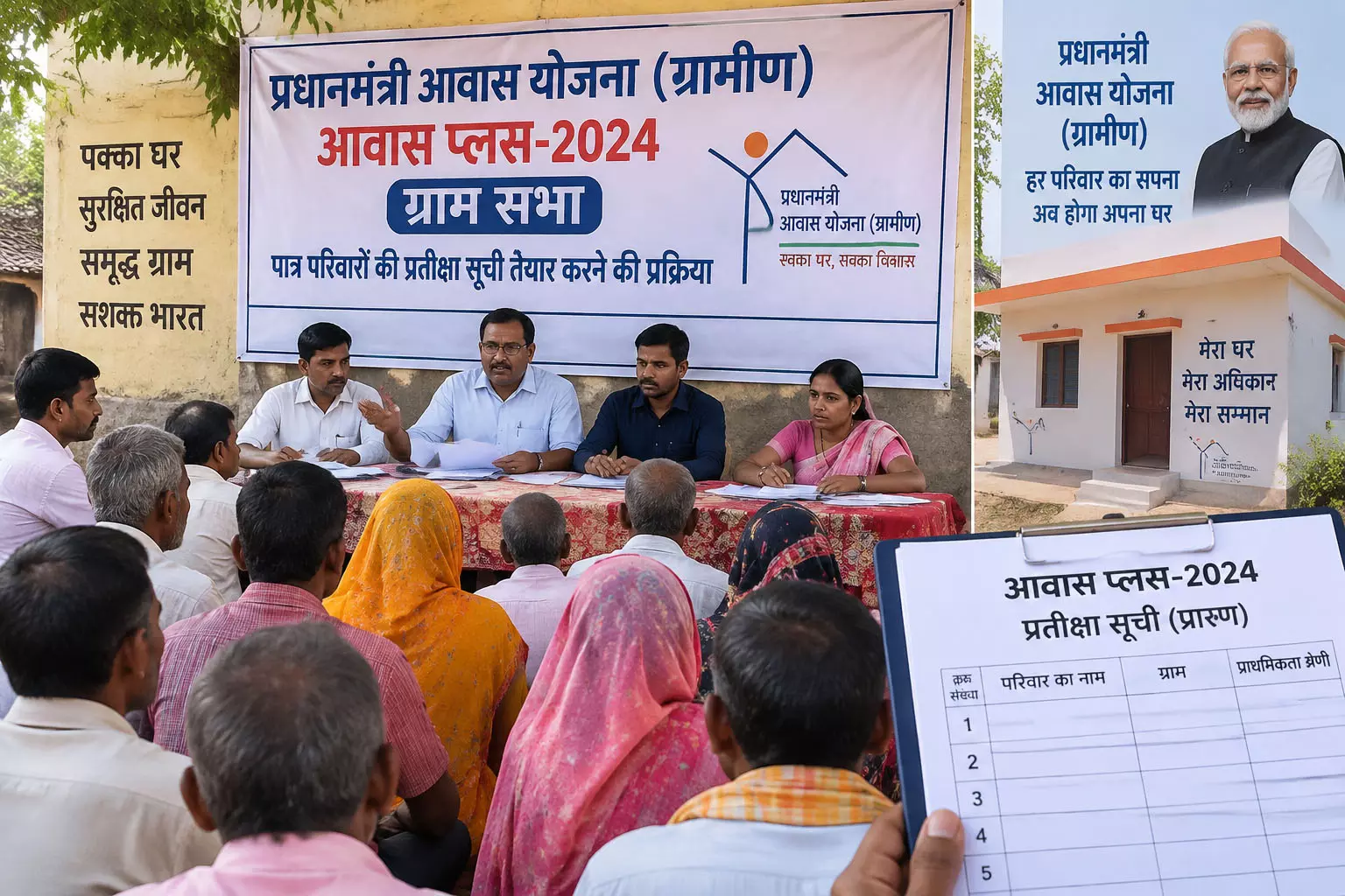प्रधानमंत्री आवास योजना ग्रामीण: आवास प्लस-2024 की प्रतीक्षा सूची तैयार करने की प्रक्रिया शुरू प्रधानमंत्री आवास योजना ग्रामीण: आवास प्लस-2024 की प्रतीक्षा सूची तैयार करने की प्रक्रिया शुरू