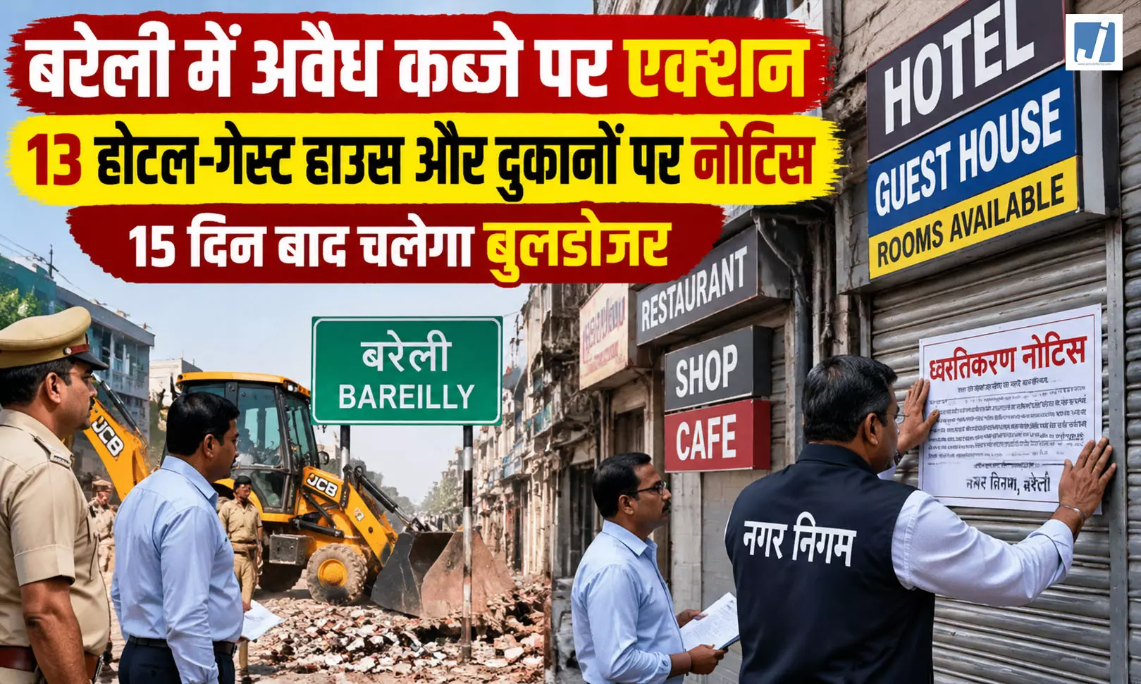 अवैध कब्जों पर नगर निगम का शिकंजा, 13 होटल गेस्ट हाउस नोटिस अवैध कब्जों पर नगर निगम का शिकंजा, 13 होटल गेस्ट हाउस नोटिस