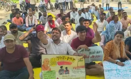टीजीटी पीजीटी आंदोलन में छात्र की मौत से हड़कंप