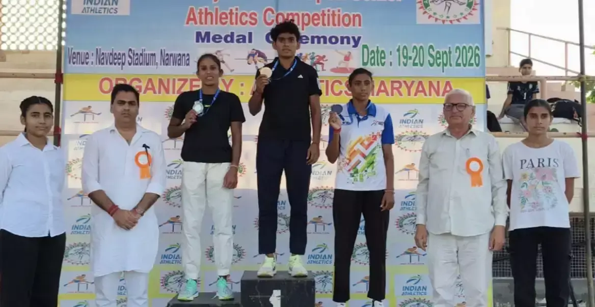 Hisar: सीनियर एथलेटिक्स चैंपियनशिप में लव-सुमन का जलवा