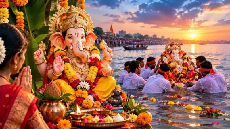 बप्पा की विदाई का शुभ समय, अनंत चतुर्दशी पर ऐसे करें गणेश पूजा