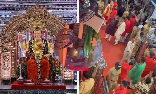 मुंबई के लालबागचा राजा पंडाल में शॉर्ट सर्किट से मची अफरातफरी