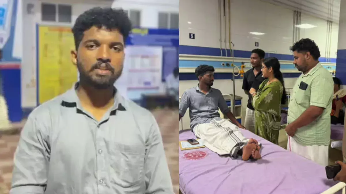 AISF नेता का गंभीर आरोप- थाने में पुलिस ने की मारपीट AISF नेता का गंभीर आरोप- थाने में पुलिस ने की मारपीट