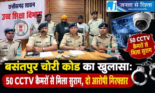 बसंतपुर चोरी कांड का खुलासा: 50 CCTV कैमरों से मिला सुराग, दो आरोपी गिरफ्तार