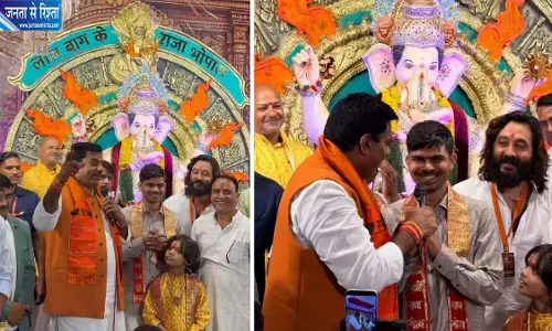 भोपाल के ‘लाल बाग के राजा’ पंडाल में सुनील लोधी की प्रस्तुति, भक्ति गीतों पर झूमे श्रद्धालु