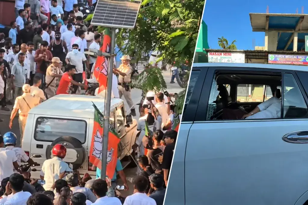 असम: कांग्रेस के काफिले पर हमला, गौरव गोगोई का बीजेपी पर निशाना असम: कांग्रेस के काफिले पर हमला, गौरव गोगोई का बीजेपी पर निशाना