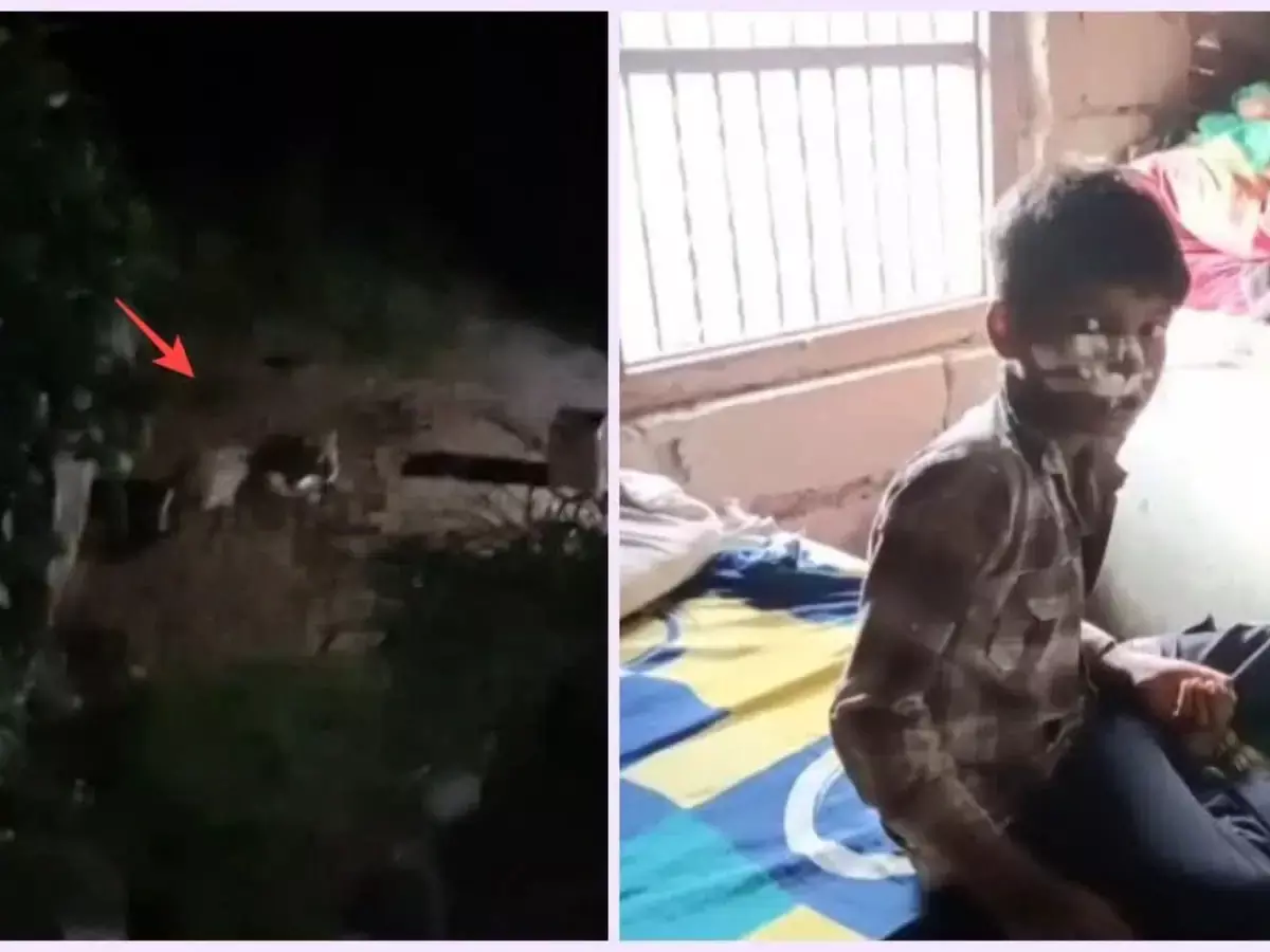 हल्द्वानी में तेंदुए ने 10 साल के बच्चे पर किया हमला, अंश ने साहस दिखाकर बचाई जान हल्द्वानी में तेंदुए ने 10 साल के बच्चे पर किया हमला, अंश ने साहस दिखाकर बचाई जान