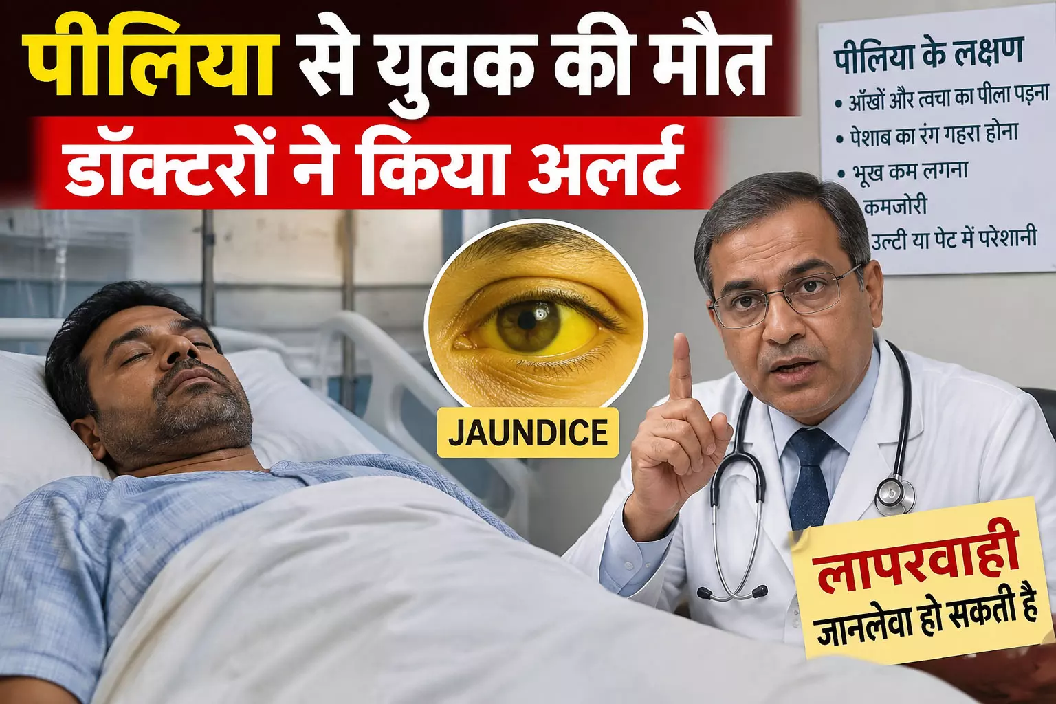 पीलिया से युवक की मौत डॉक्टरों ने किया अलर्ट पीलिया से युवक की मौत डॉक्टरों ने किया अलर्ट