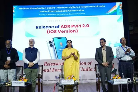 मरीजों और दवाओं की सुरक्षा निगरानी बढ़ाने के लिए सरकार का बड़ा कदम, एनएफआई का 7वां संस्करण लॉन्च, कई नई डिजिटल पहलों की घोषणा मरीजों और दवाओं की सुरक्षा निगरानी बढ़ाने के लिए सरकार का बड़ा कदम, एनएफआई का 7वां संस्करण लॉन्च, कई नई डिजिटल पहलों की घोषणा