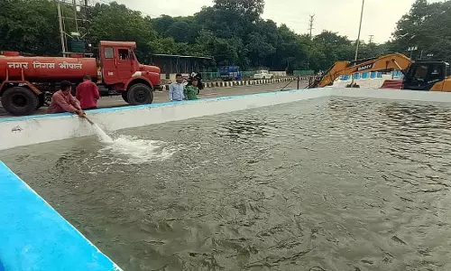 गणेश विसर्जन को लेकर कड़ी सुरक्षा सात घाटों पर 174 गोताखोर तैनात