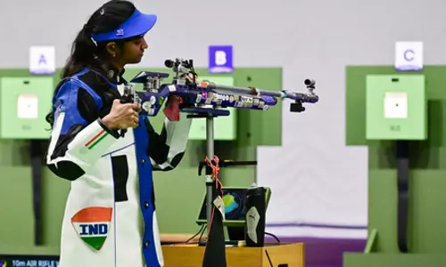 एशियन गेम्स 2026: 10 मीटर एयर राइफल मिक्स्ड टीम इवेंट में मेडल से चूका भारत, चौथे स्थान पर रही इलावेनिल-पार्थ की जोड़ी एशियन गेम्स 2026: 10 मीटर एयर राइफल मिक्स्ड टीम इवेंट में मेडल से चूका भारत, चौथे स्थान पर रही इलावेनिल-पार्थ की जोड़ी