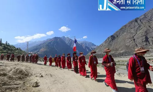 6 देशों के 1,000 प्रतिभागियों के साथ लाहौल-स्पीति में गार्सा इको पैड यात्रा शुरू