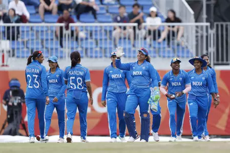 एशियन गेम्स 2026: फाइनल मुकाबले में श्रीलंका के खिलाफ भारत ने टॉस जीतकर चुनी बल्लेबाजी, प्लेइंग इलेवन में कोई बदलाव नहीं एशियन गेम्स 2026: फाइनल मुकाबले में श्रीलंका के खिलाफ भारत ने टॉस जीतकर चुनी बल्लेबाजी, प्लेइंग इलेवन में कोई बदलाव नहीं