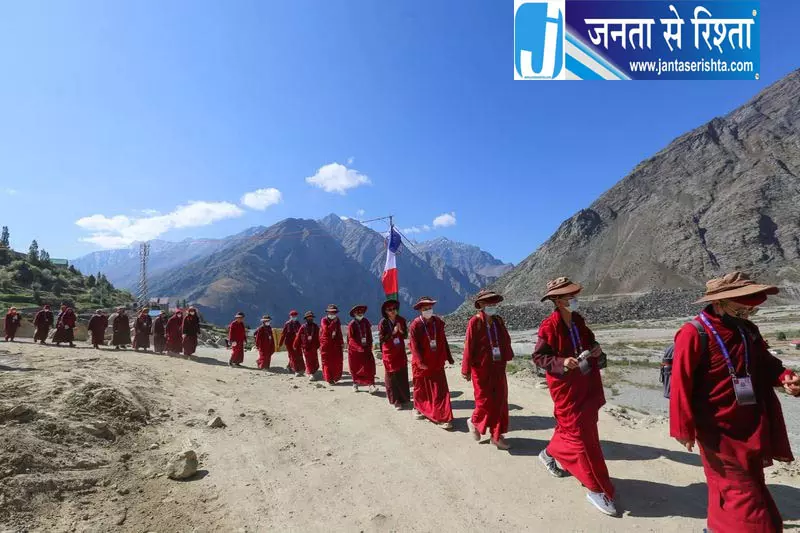 6 देशों के 1,000 प्रतिभागियों के साथ लाहौल-स्पीति में गार्सा इको पैड यात्रा शुरू 6 देशों के 1,000 प्रतिभागियों के साथ लाहौल-स्पीति में गार्सा इको पैड यात्रा शुरू