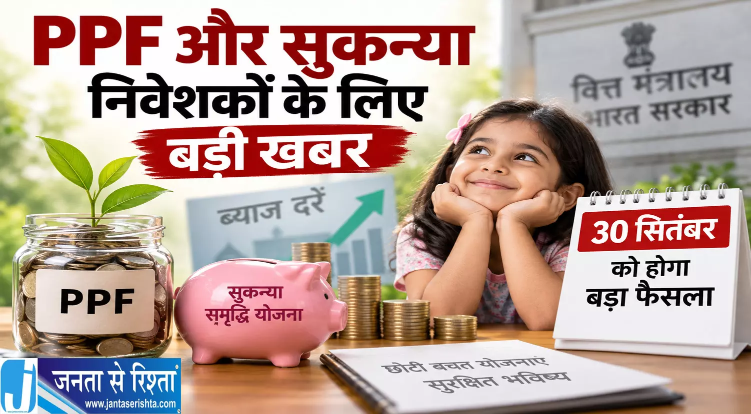 PPF और सुकन्या निवेशकों के लिए बड़ी खबर PPF और सुकन्या निवेशकों के लिए बड़ी खबर