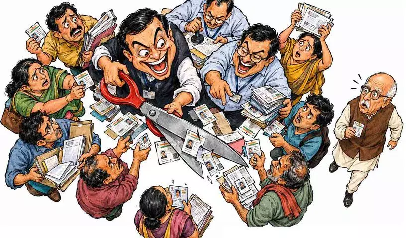 SIR प्रक्रिया में अफरातफरी जारी है।