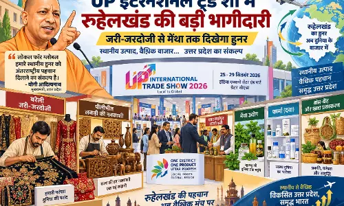 UP इंटरनेशनल ट्रेड शो में रुहेलखंड की बड़ी भागीदारी जरी-जरदोजी से मेंथा तक दिखेगा हुनर
