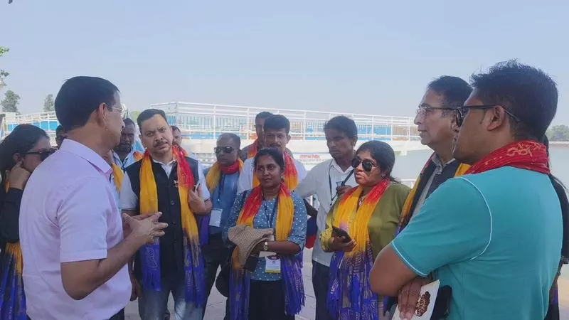 श्रीलंकाई अधिकारियों ने किया कुरुक्षेत्र का दौरा श्रीलंकाई अधिकारियों ने किया कुरुक्षेत्र का दौरा