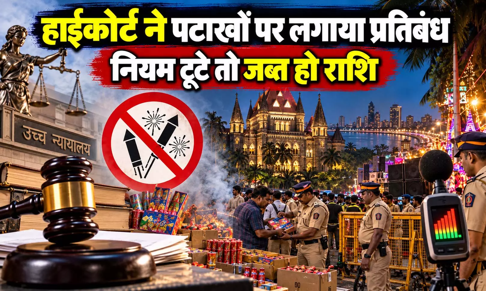 हाईकोर्ट ने पटाखों पर लगाया प्रतिबंध, नियम टूटे तो जब्त हो राशि हाईकोर्ट ने पटाखों पर लगाया प्रतिबंध, नियम टूटे तो जब्त हो राशि