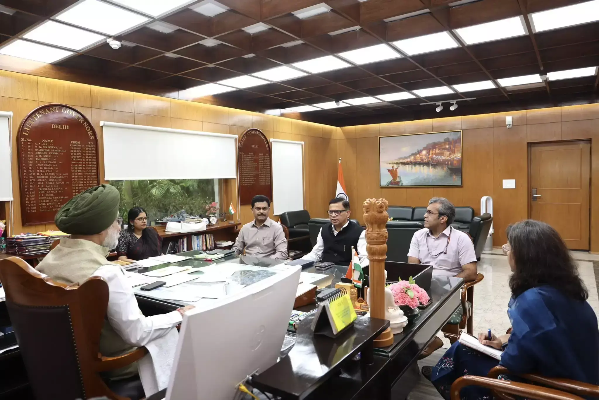 उपराज्यपाल ने पार्कों की सुरक्षा व्यवस्था की समीक्षा की उपराज्यपाल ने पार्कों की सुरक्षा व्यवस्था की समीक्षा की