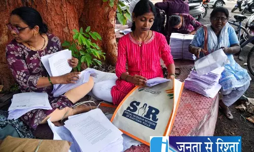 गीता कॉलोनी में SIR नोटिस पर सुनवाई