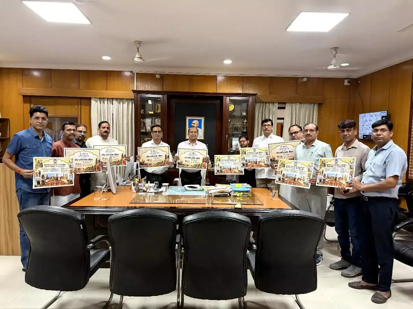 यात्रा के पोस्टर का हुआ विमोचन, 2 अक्टूबर को सीकर आगमन