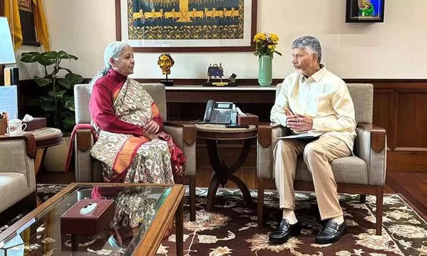 Andhra: सीएम नायडू, निर्मला 2 अक्टूबर को सीमा बागवानी बुब का शिलान्यास करेंगे Andhra: सीएम नायडू, निर्मला 2 अक्टूबर को सीमा बागवानी बुब का शिलान्यास करेंगे